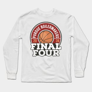 Purdue Boilermakers Final Four 2024 Red Long Sleeve T-Shirt